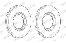 Brzdový kotúč FERODO FCR270A