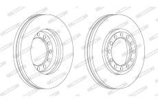 Brzdový kotouč FERODO FCR279A