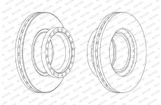 Brzdový kotouč FERODO FCR282A