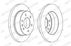 Brzdový kotouč FERODO FCR311A