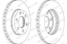 Brzdový kotouč FERODO FCR314A