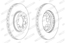 Brzdový kotouč FERODO FCR339A