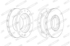 Brzdový kotouč FERODO FCR341A