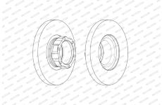 Brzdový kotouč FERODO FCR354A