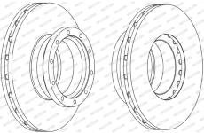Brzdový kotouč FERODO FCR360A