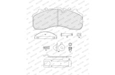 Sada brzdových destiček, kotoučová brzda FERODO FCV1373BFE