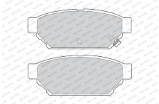 Sada brzdových destiček, kotoučová brzda FERODO FDB1013