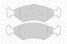 Sada brzdových destiček, kotoučová brzda FERODO FDB1081