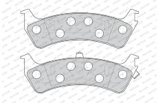 Sada brzdových destiček, kotoučová brzda FERODO FDB1130