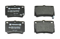 Sada brzdových destiček, kotoučová brzda FERODO FDB1570