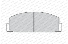 Sada brzdových destiček, kotoučová brzda FERODO FDB252