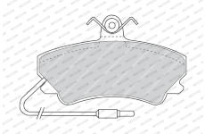 Sada brzdových destiček, kotoučová brzda FERODO FDB880