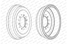 Brzdový buben FERODO FDR329091