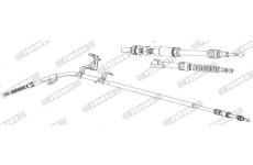 Tažné lanko, parkovací brzda FERODO FHB432941