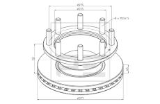 Brzdový kotouč PE Automotive 026.678-10A