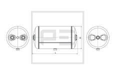 vzduchojem PETERS 20L DAF, IVECO, MAN, MERCEDES, RENAULT, SCANIA