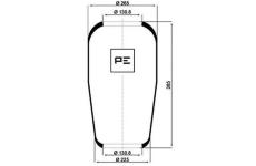 Vzduchova pruzina, pneumaticky perovani, napravy PE Automotive 084.028-70A
