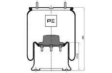 Mech, pneumatické odpružení PE Automotive 084.197-71A