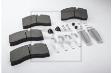 Sada brzdových destiček, kotoučová brzda PE Automotive 086.321-00A