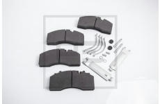 Sada brzdových destiček, kotoučová brzda PE Automotive 086.363-00A