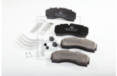 Sada brzdových destiček, kotoučová brzda PE Automotive 086.370-00A