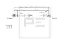 Pneumatická pružina PE Automotive 100.067-00A