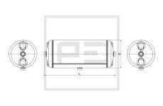 Zásobník vzduchu, pneumatický systém PE Automotive 126.242-80A