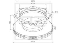 Brzdový kotouč PE Automotive 146.202-00A