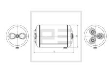 Zásobník vzduchu, pneumatický systém PE Automotive 146.501-80A