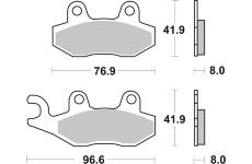 Sada brzdových destiček, kotoučová brzda BREMBO 07076