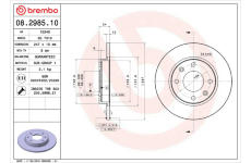 Brzdový kotouč BREMBO 08.2985.10