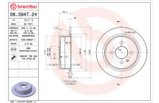 Brzdový kotouč BREMBO 08.3947.24