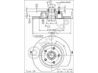 Brzdový kotouč BREMBO 08.4875.10