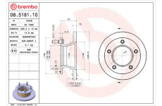 Brzdový kotúč BREMBO 08.5181.10