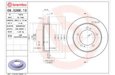 Brzdový kotouč BREMBO 08.5266.10