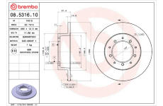 Brzdový kotouč BREMBO 08.5316.10