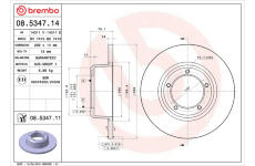 Brzdový kotouč BREMBO 08.5347.11