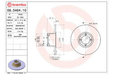 Brzdový kotouč BREMBO 08.5464.10