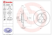 Brzdový kotouč BREMBO 08.5583.10