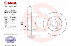 Brzdový kotouč BREMBO 08.5645.60