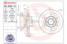 Brzdový kotouč BREMBO 08.5959.10