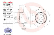 Brzdový kotouč BREMBO 08.7014.10