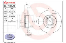 Brzdový kotouč BREMBO 08.7132.10