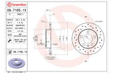 Brzdový kotouč BREMBO 08.7165.1X