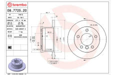 Brzdový kotouč BREMBO 08.7725.20