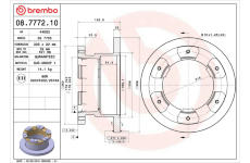 Brzdový kotouč BREMBO 08.7772.10