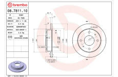 Brzdový kotúč BREMBO 08.7811.10