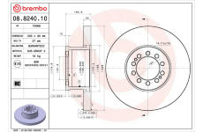 Brzdový kotouč BREMBO 08.8240.10