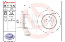 Brzdový kotouč BREMBO 08.9179.10