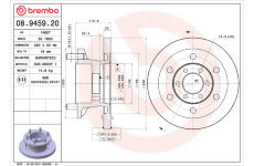 Brzdový kotouč BREMBO 08.9459.20